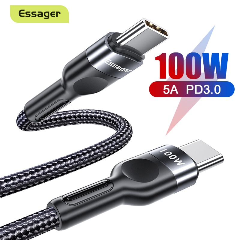 Essager W W Pd Usb Type C To Type C Cable Super Charger Qc