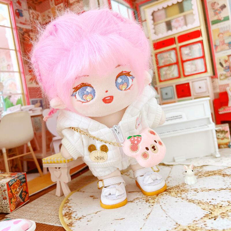 Cute Cotton Doll 20cmcm Baby Clothes Star Normal Body Fat Nude White