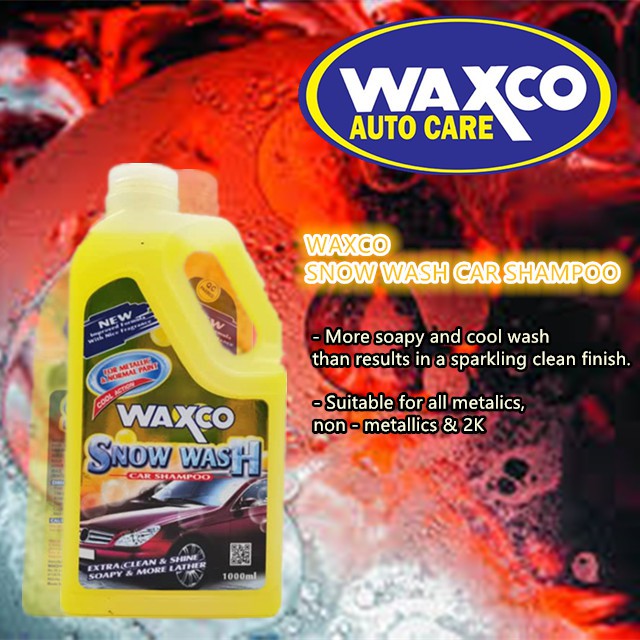 WAXCO SNOW WASH CAR SHAMPOO 1000ML Shopee Singapore