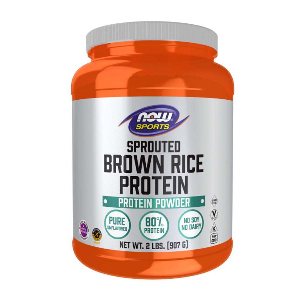 Now Sports Nutrition Sprouted Brown Rice Protein Protein