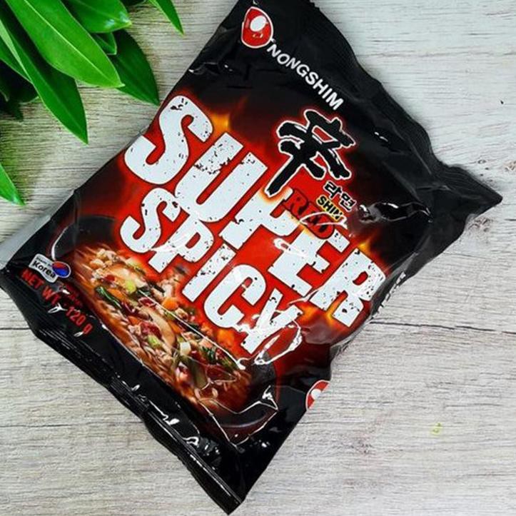 Newest And NONGSHIM SHIN RED SUPER SPICY 120 Grams Instant Noodles