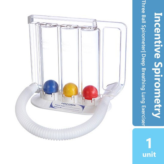 Respiprogram Incentive Spirometer Three Ball Spirometer Deep