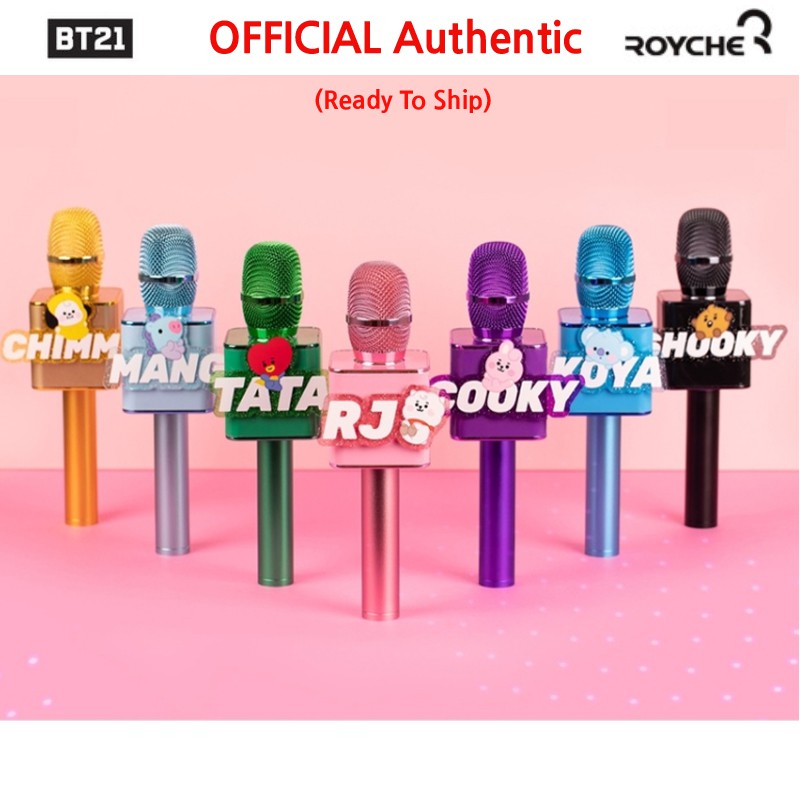 BTS BT21 Official BABY Bluetooth Microphone Wireless Mic Speaker