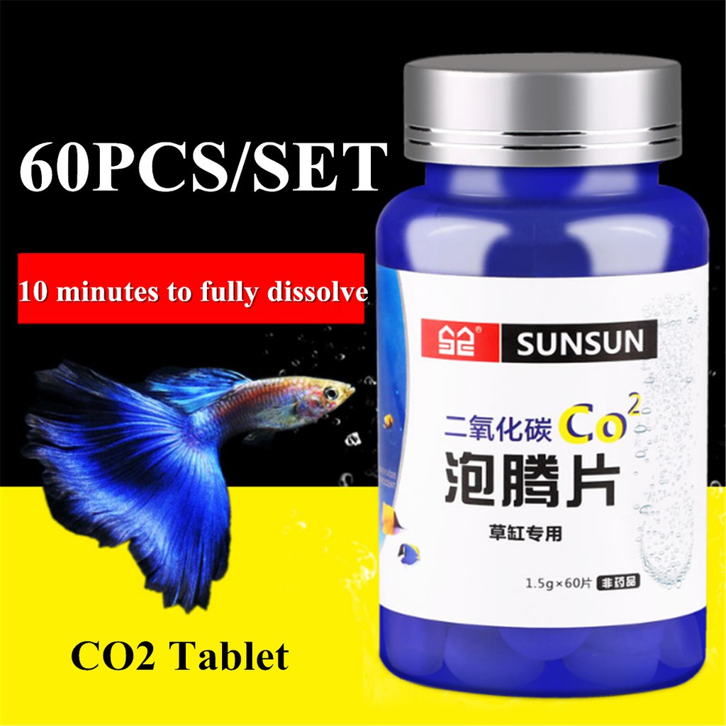 Dari Msia SunSun Carbon Dioxide CO2 Tablet For Aquarium Plants And