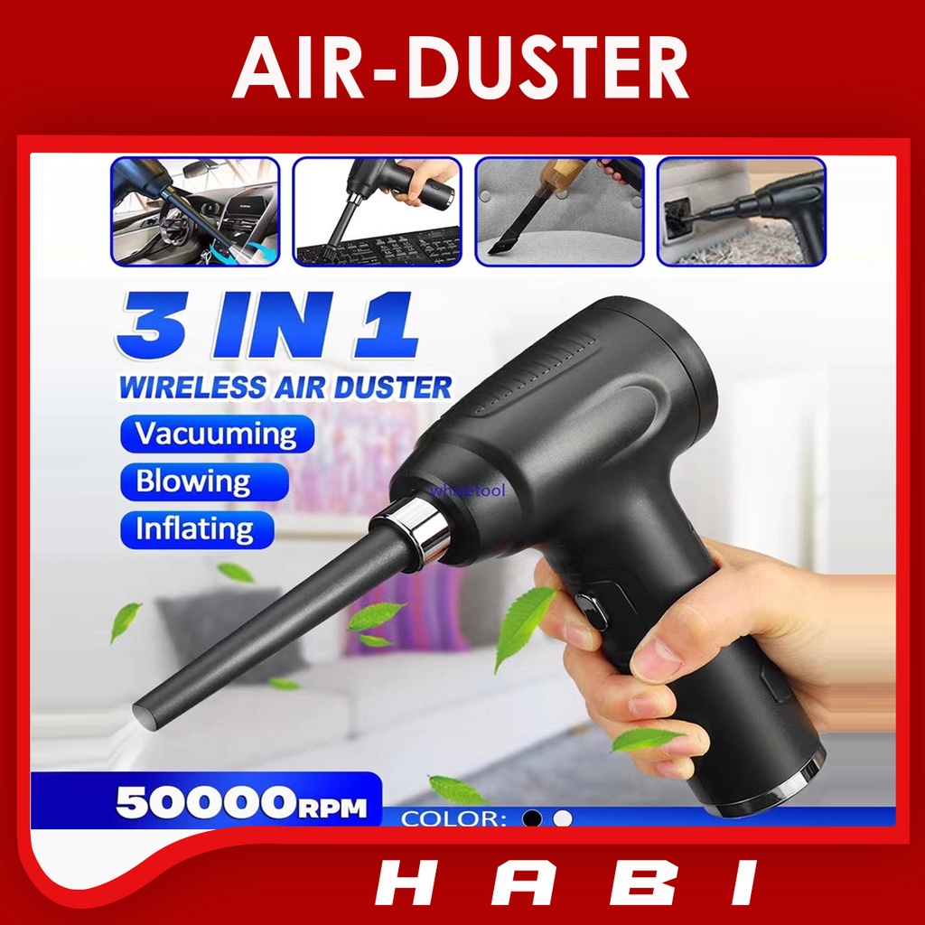 Mah Cordless Air Duster For Pc Computer Cleaning Rechargeable