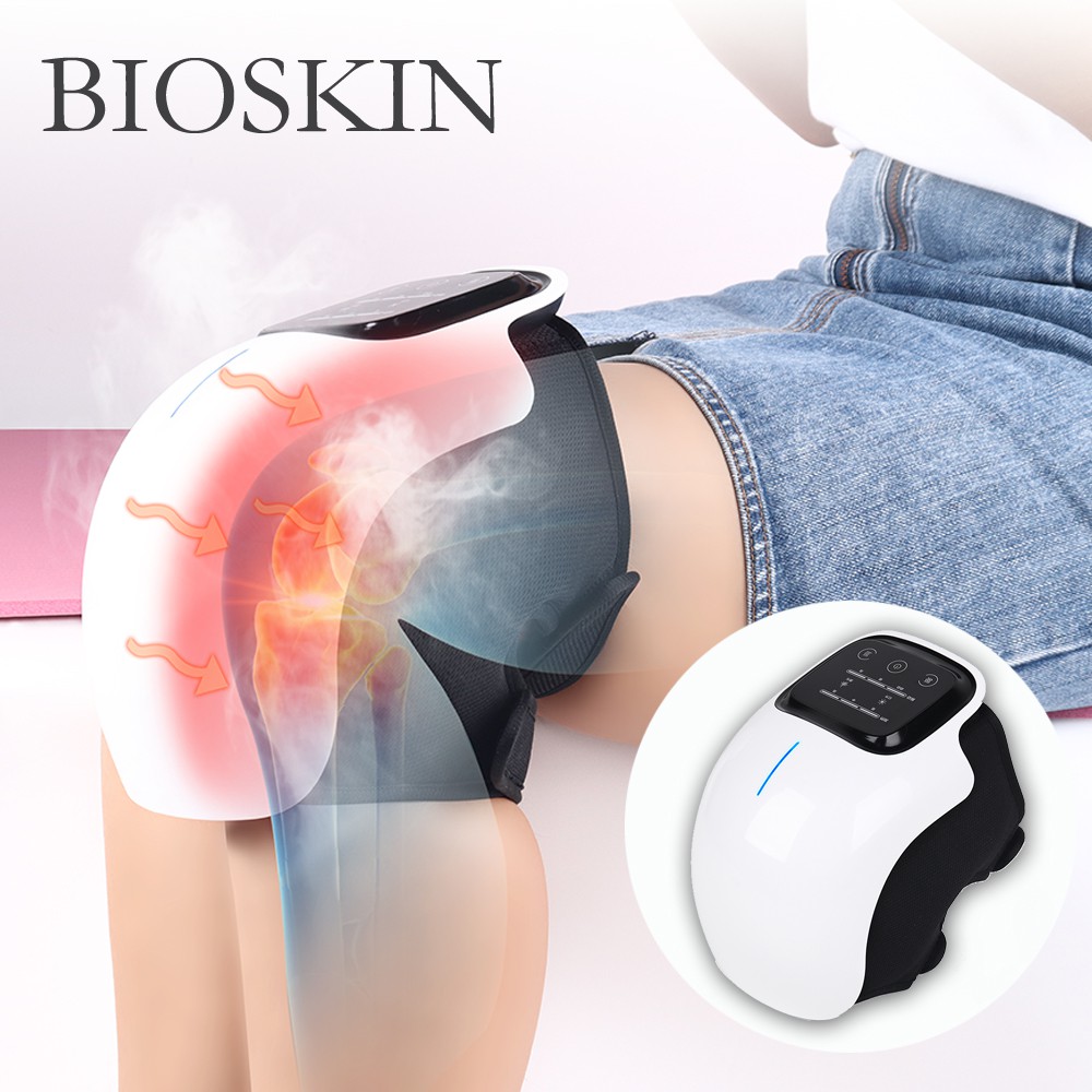 Bioskin Smart Electric Knee Massager Vibration Heating Wireless Massage