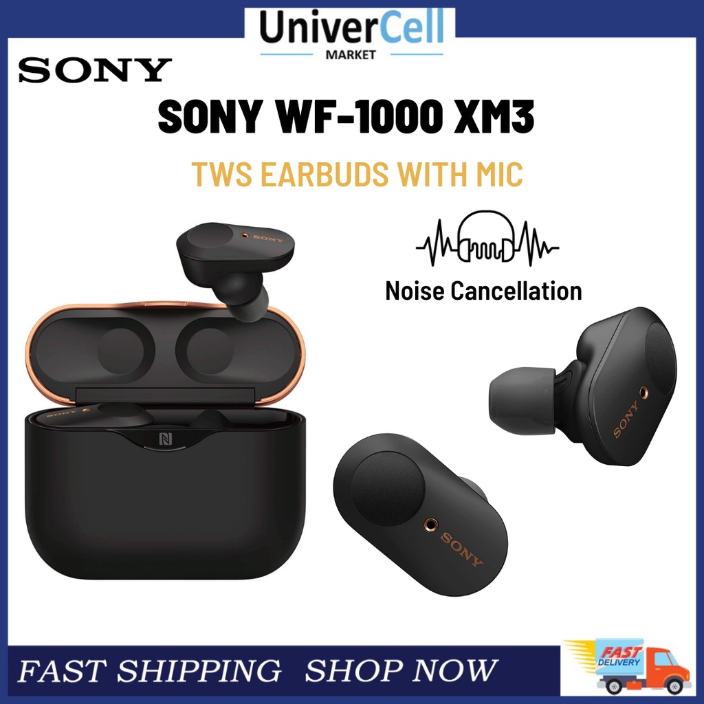 Sony Wf Xm Bluetooth Tws Earbuds With Mic Shopee Singapore