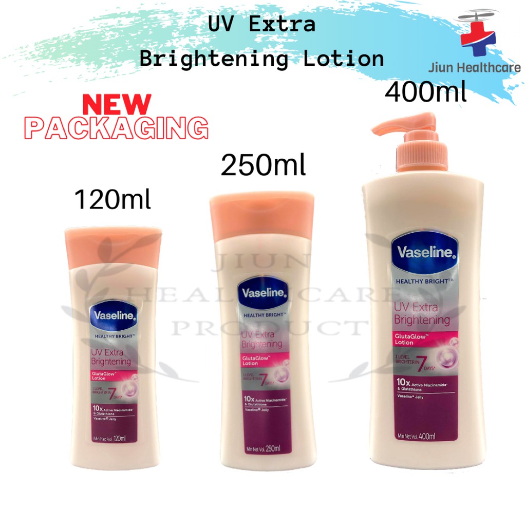 Shop Malaysia Vaseline Healthy Bright UV Extra Brightening Lotion