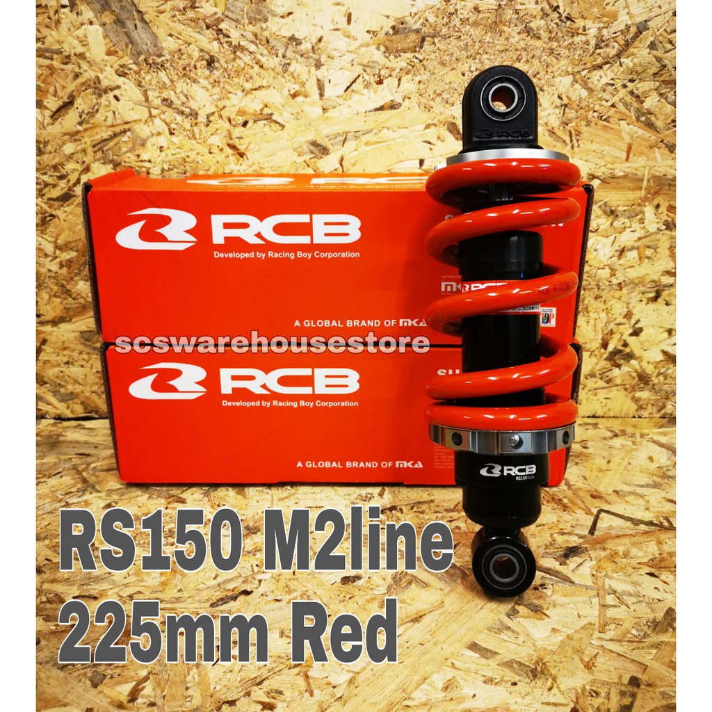 RS150 M2 Monoshock RCB M2 Line Adjustable Absorber Honda Mono Red