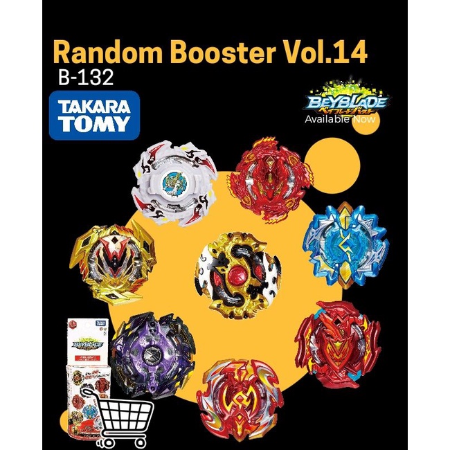 Beyblade Booster Vol 14 B 132 Valkyrie Spriggan Requiem Bloody Longinus