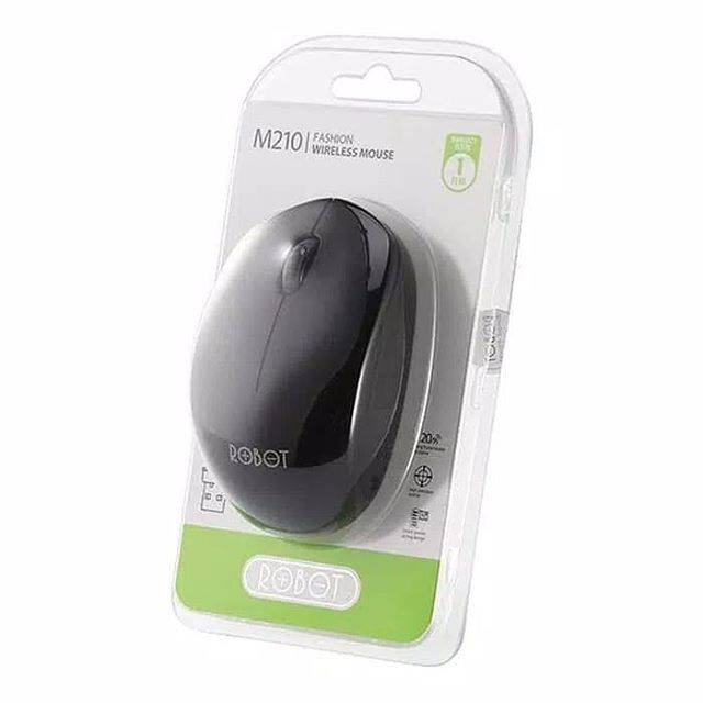 M Mouse Wireless Robot M G Optical Usb Mouse Black White