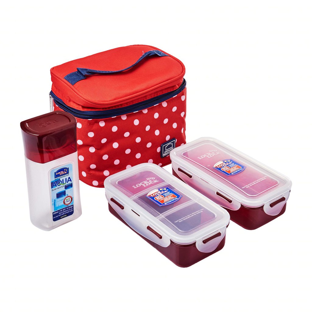 Locknlock Official Insulated Lunch Bag Food Container P Set