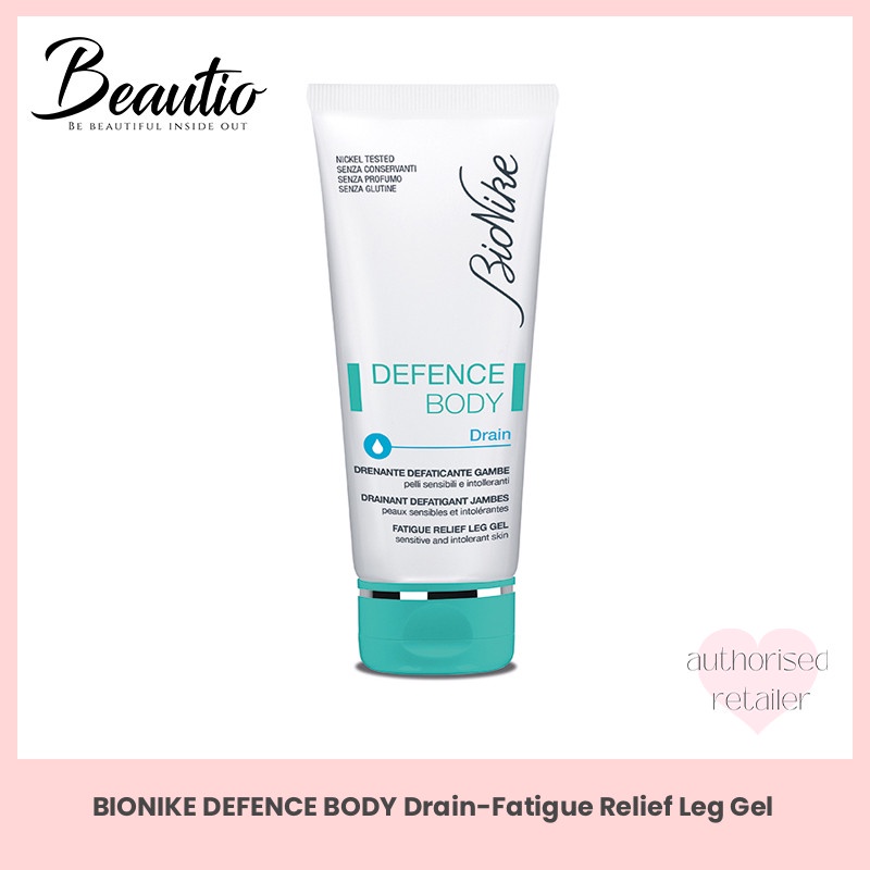 Bionike Defence Body Drain Fatigue Relief Leg Gel For Swollen Tired