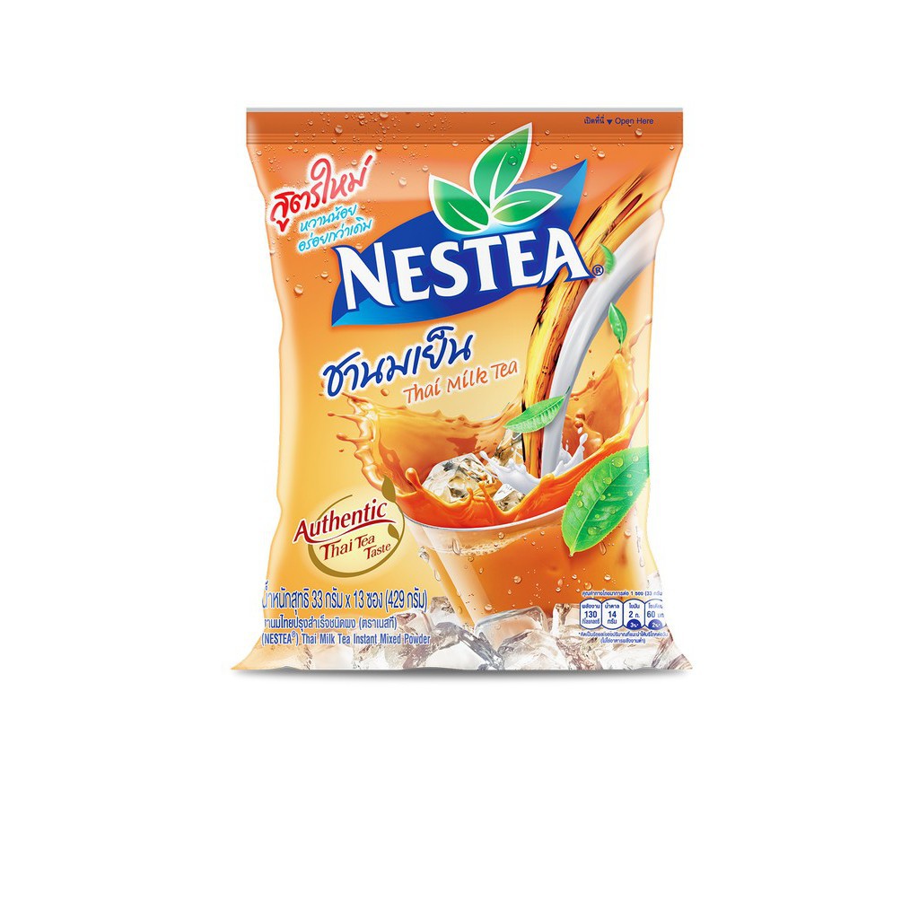 Nestea Thai Milk Tea 33g X 13 Sachets X 2 Packs Halal Instant 3 In 1