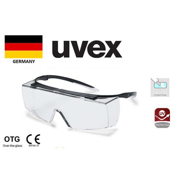 UVEX SUPER OTG F SAFETY SPECTACLES OVERSPEC CLEAR Shopee Singapore