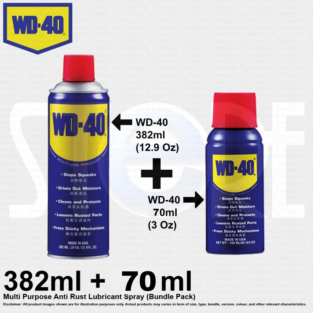 Bundle Pack Wd Wd Multi Purpose Anti Rust Lubricant Spray Ml