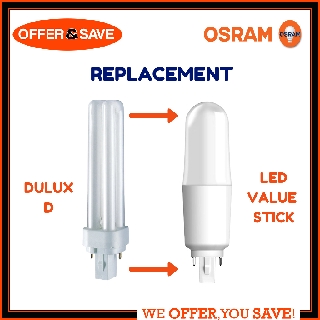 Bundle Of 2 OSRAM LED VALUE STICK LED Light Bulb 10W G24D 830 840 865