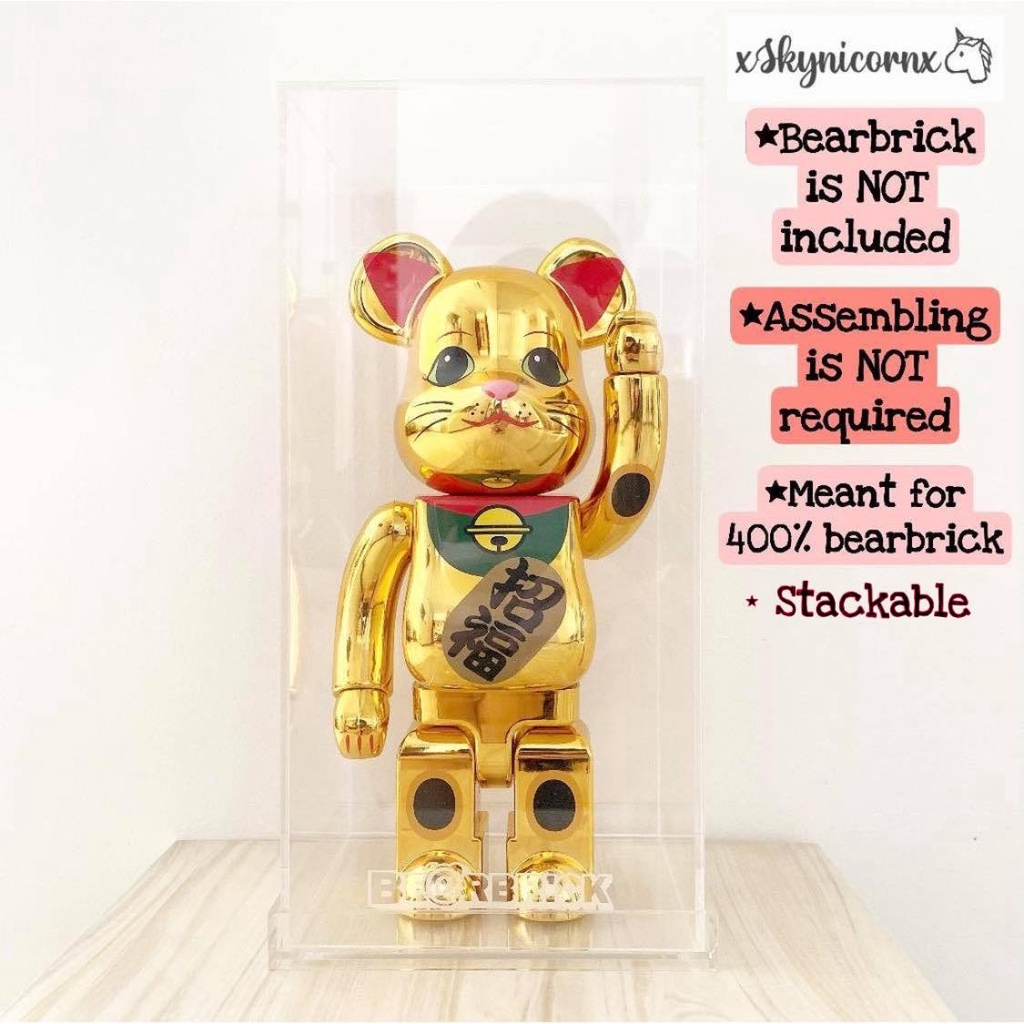 Bearbrick Acrylic Display Case Casing Box Shopee Singapore