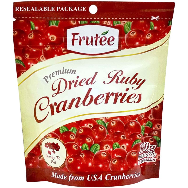 Frutee Premium Dried Ruby Cranberries G Shopee Singapore