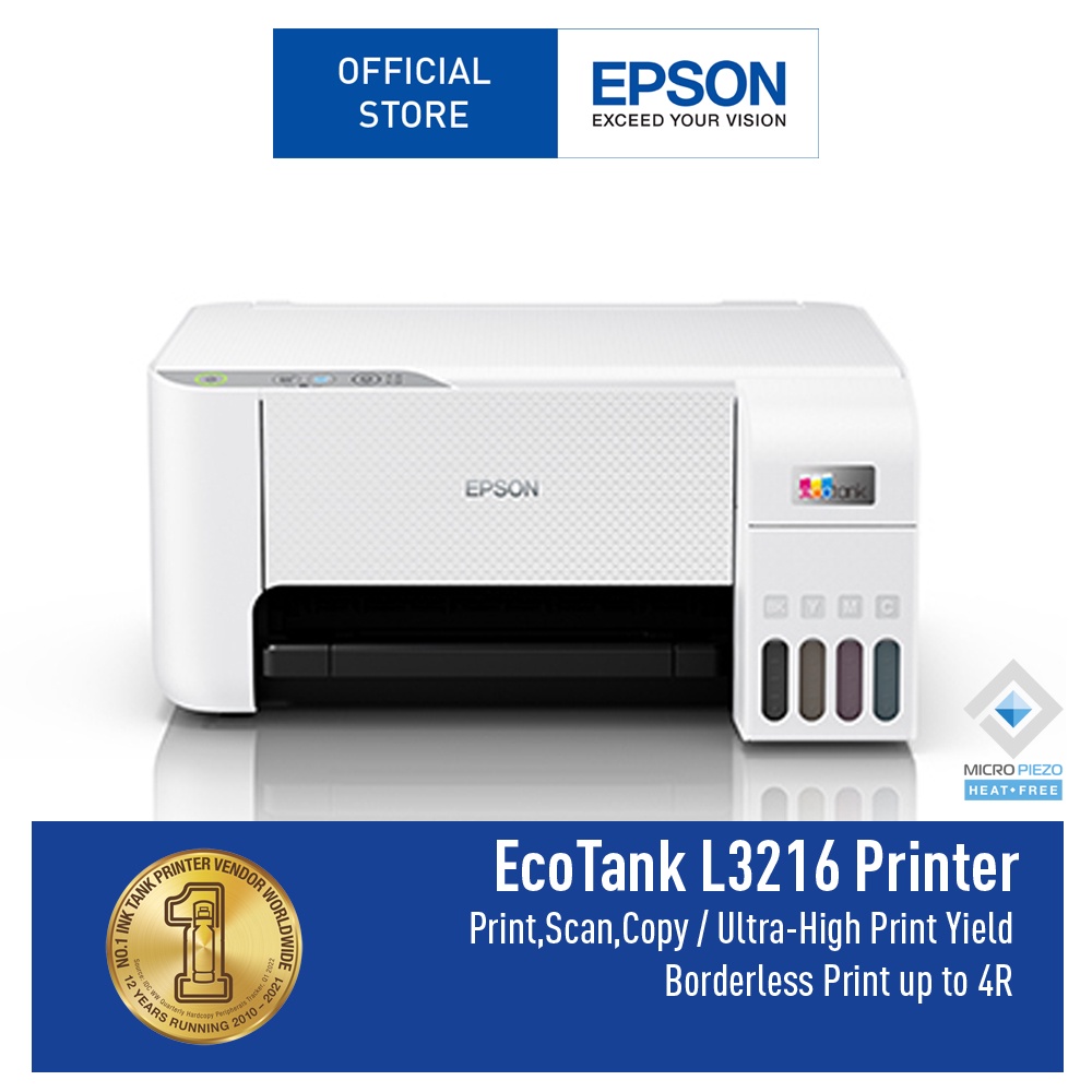 Epson EcoTank L3216 A4 All In One Ink Tank Printer Shopee Singapore