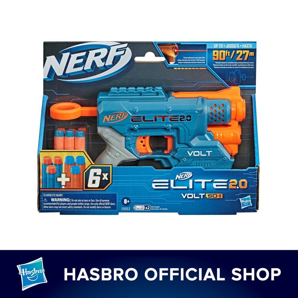 Nerf Elite Volt Sd Blaster Darts Light Beam Targeting