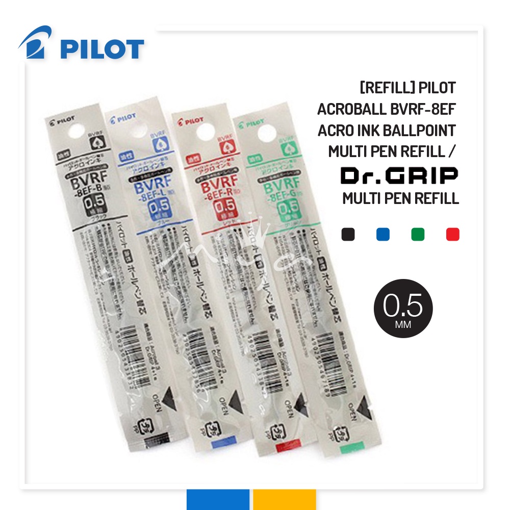 Refill Pilot Acroball Bvrf Ef Acro Ink Ballpoint Pen Multi Pen