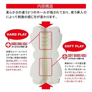 Men S Max Smart Double Hole Onahole Cup Masturbator White Sex Toys