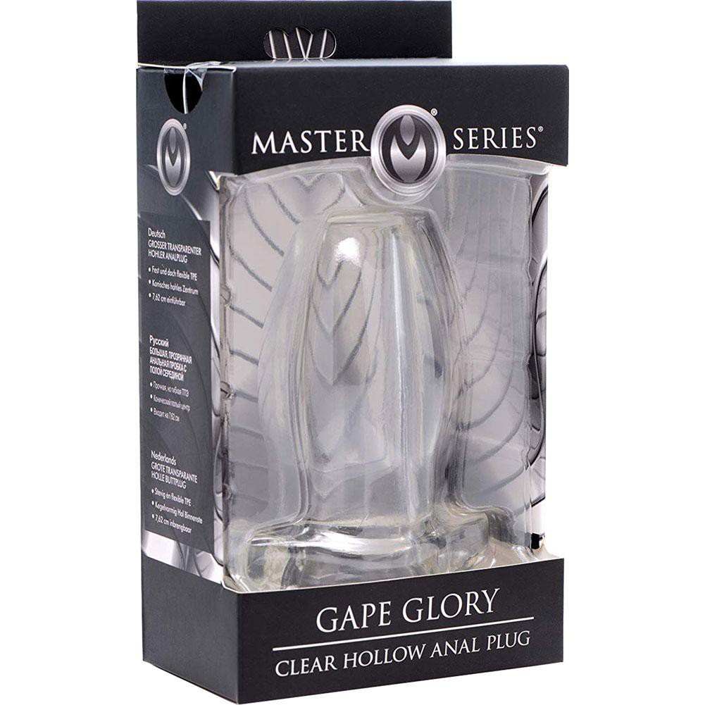 Master Series Gape Glory Clear Hollow Anal Plug Shopee Singapore