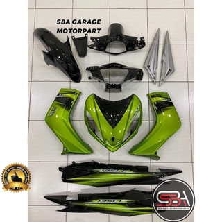 Coverset Bodyset Yamaha LC 135 V1 Hijau 100 Hong Leong Yamaha HLY