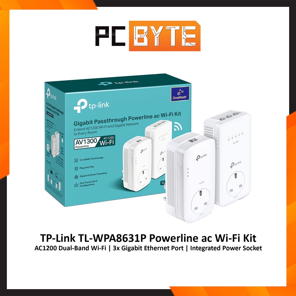 Tp Link Tl Wpa P Powerline Ac Wi Fi Kit Ac Dual Band Wi Fi X