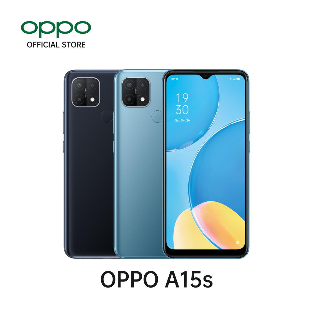 OPPO A15s 13MP AI Triple Rear Camera 6 52inch Big Screen MediaTek