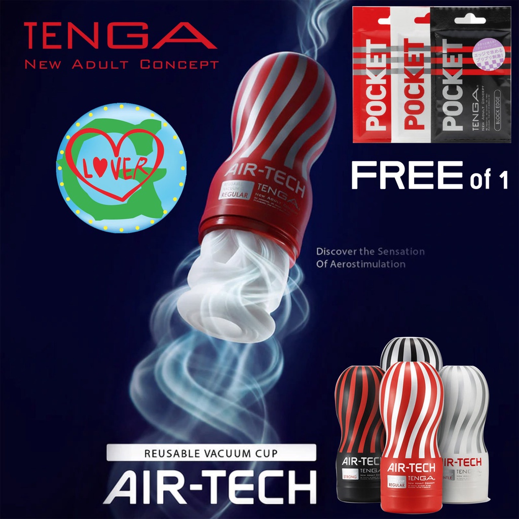 Tenga Air Tech Twist Reusable Vacuum Sex Cup Soft Silicone Vagina Real