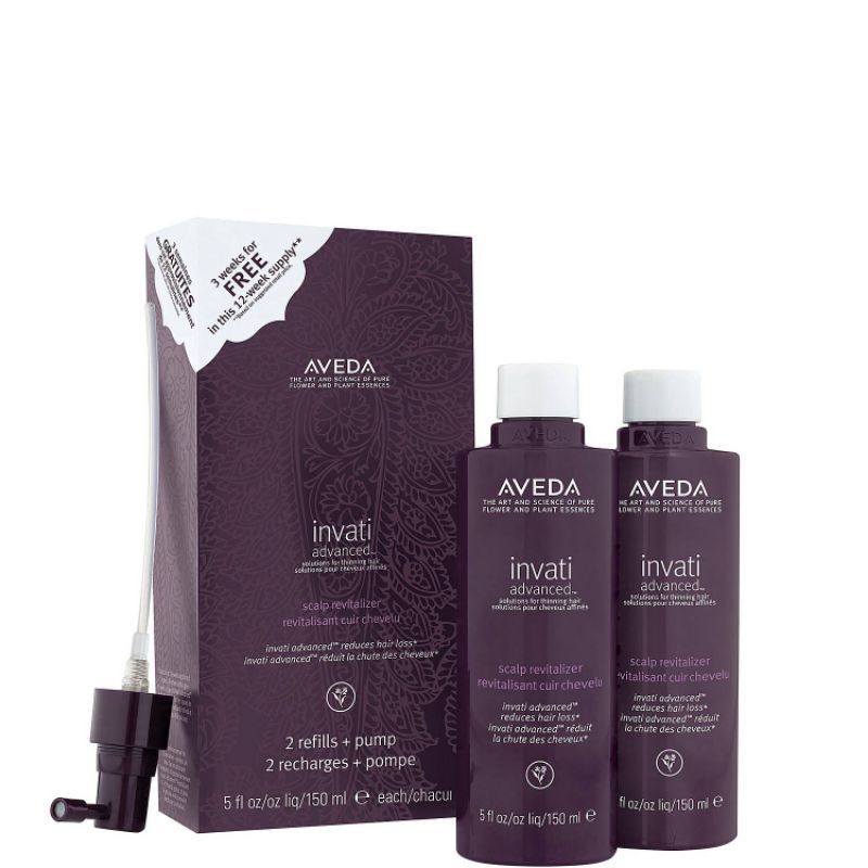 Aveda Invati Advanced Scalp Revitalizer Duo 150ml X2 Hair Loss