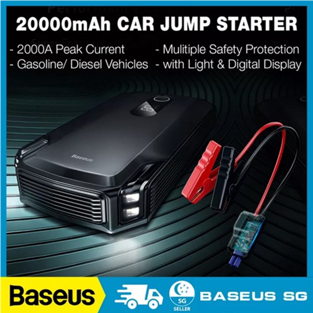 Baseus Super Energy Max Car Jump Starter Mah Peak Current A