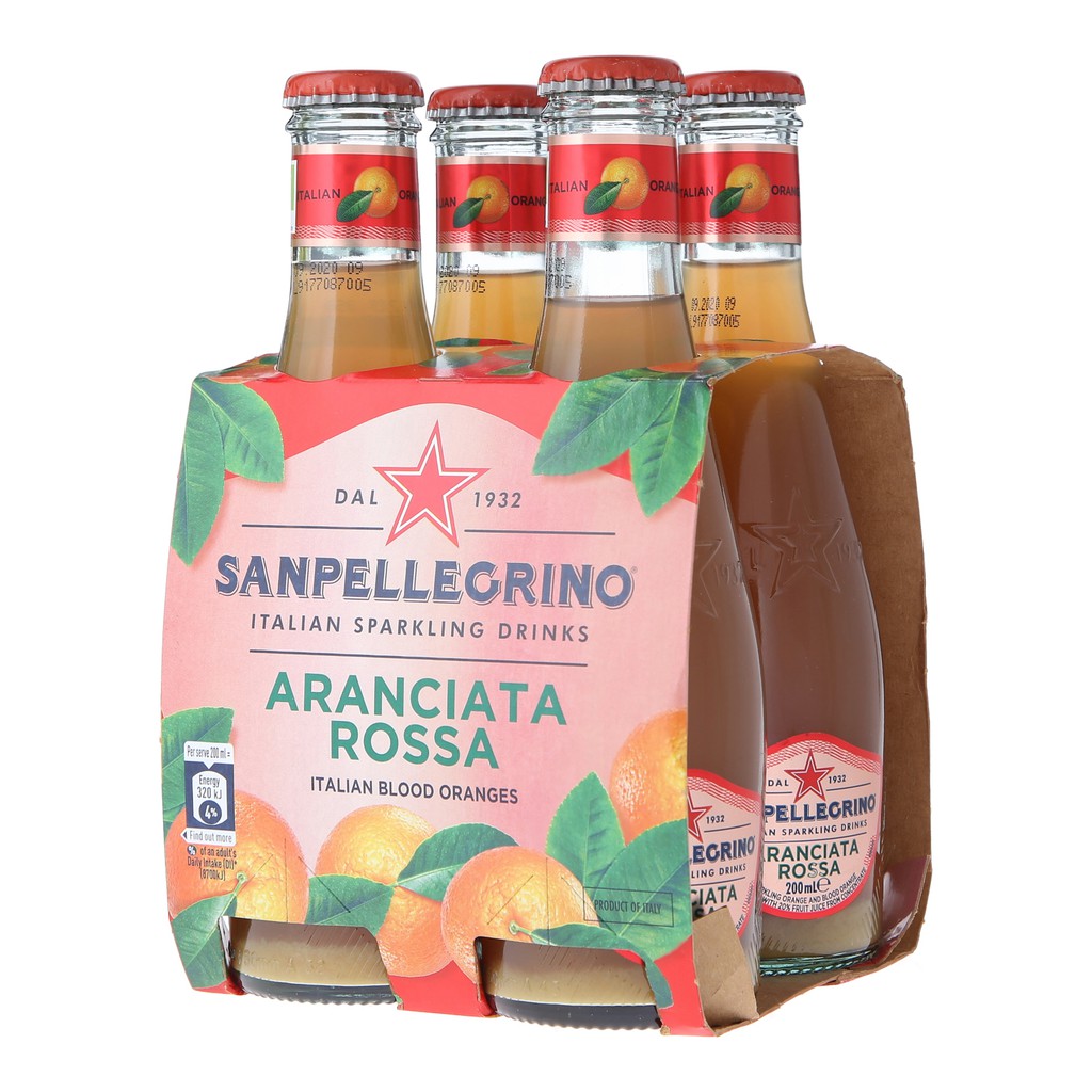 San Pellegrino Aranciata Rossa Sparkling Beverage Ml S Pack