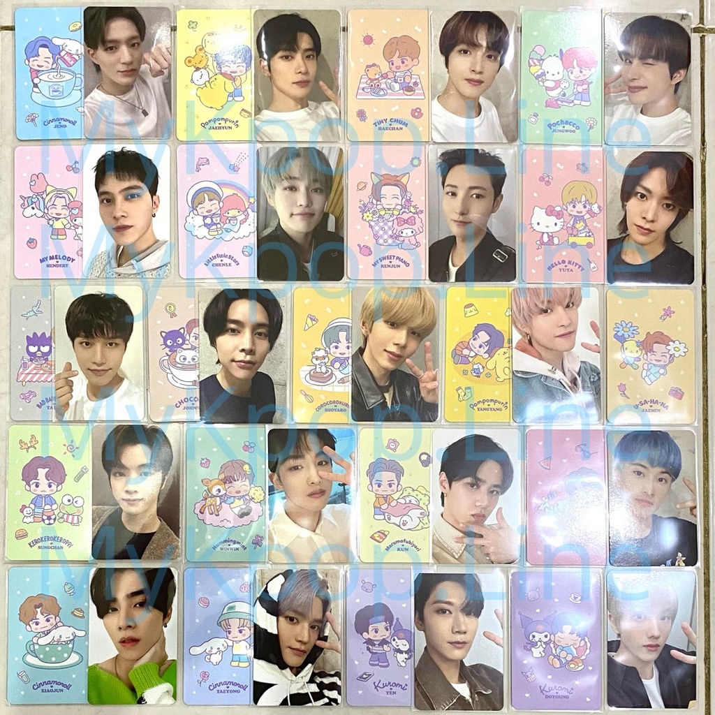 Sanrio Nct Photocard Pc Tc Selca Concept Selfie Character Jeno Jaemin