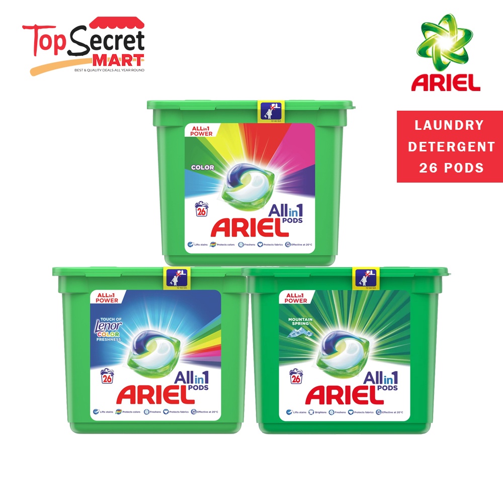 Value Bundle Ariel All In Washing Pods Pcs Laundry Detergent