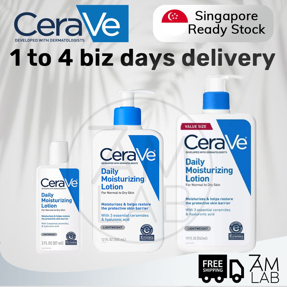 SG Stock CeraVe Daily Moisturizing Lotion 87ml 355ml Shopee Singapore