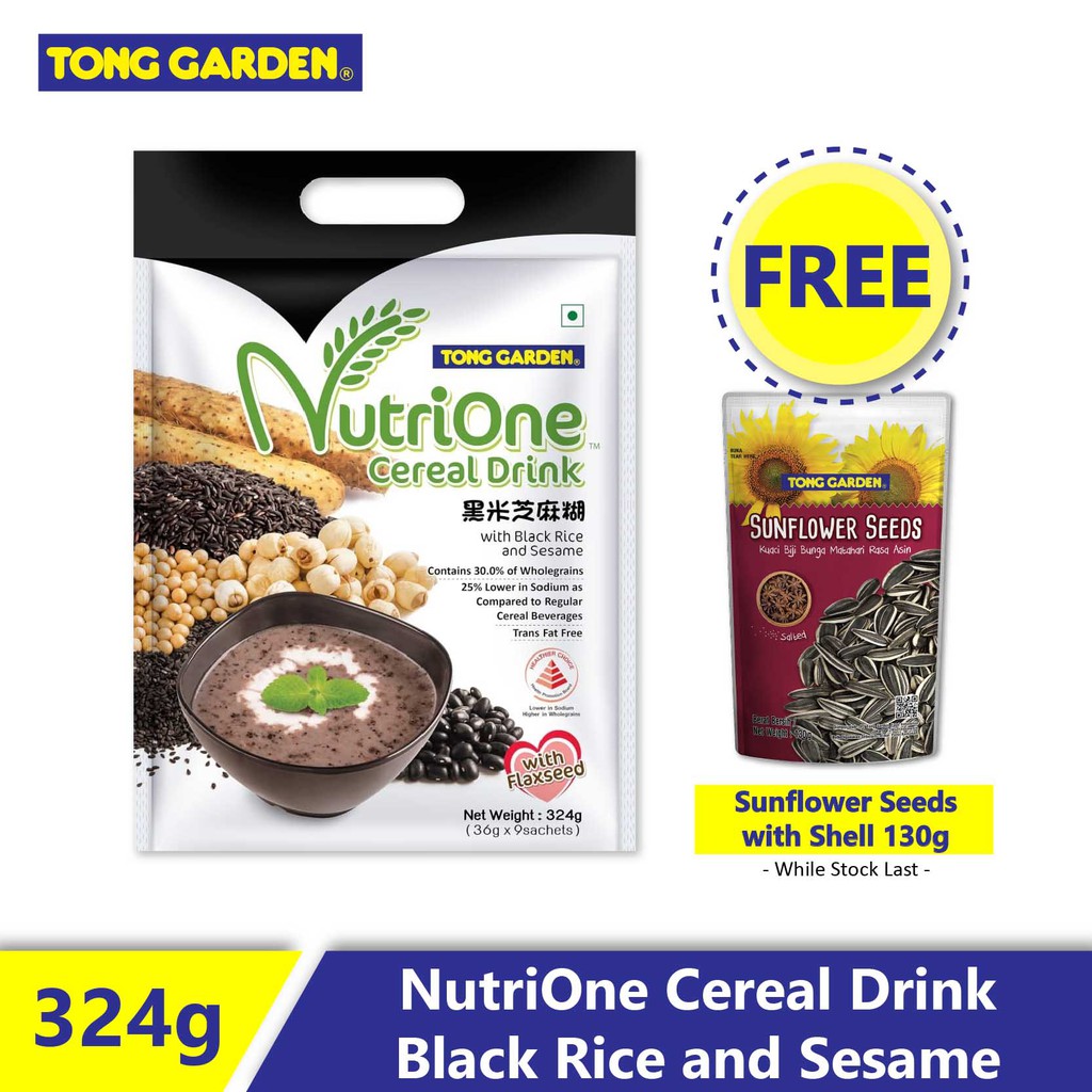 Tong Garden Nutrione Cereal Drink With Black Rice And Sesame 324g