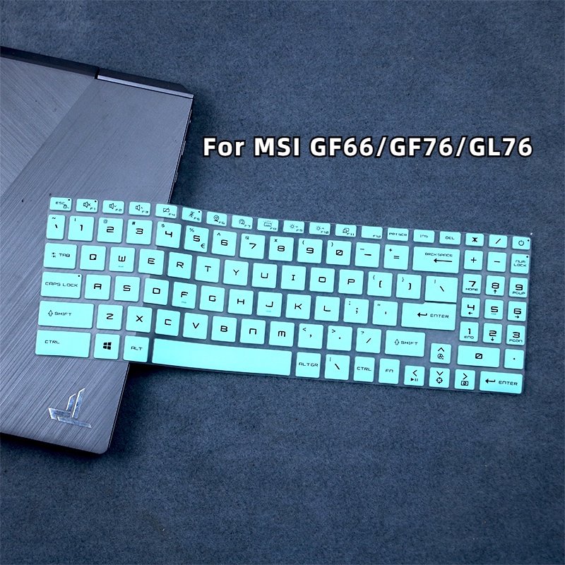 Dustproof Silicone Keyboard Cover Skin Protector For Msi Gl Pulse