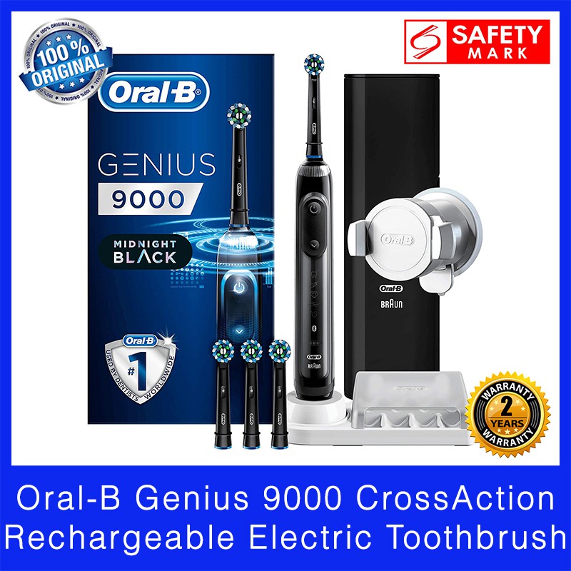 Oral B GENIUS 9000 CrossAction Electric Toothbrush Rechargeable 6