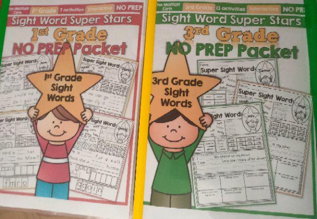 English Phonic Sight Words Training Practice Book Home Paper Education