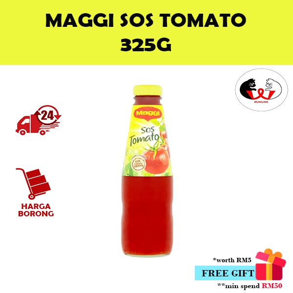 MAGGI Tomato Ketchup Sauce 325g MAGGI Sos Tomato 325g Sos