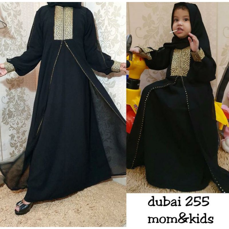 New Abaya Robe Maxi Dress Saudi Arabic Embroidery Couple Turkish