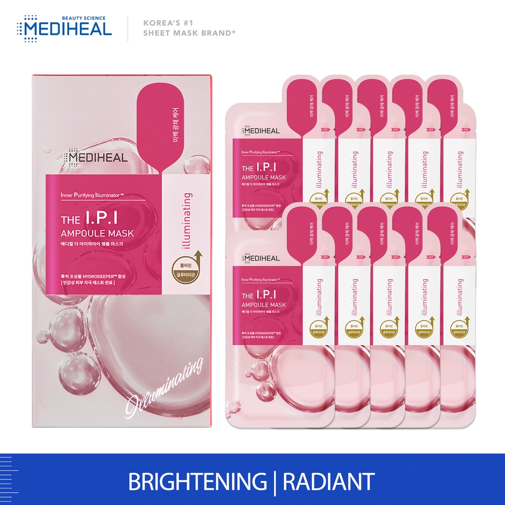 Mediheal New The I P I Brightening Ampoule Mask Box Sheets