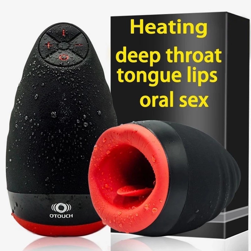 Blowjob Masturbator For Men Sex Shop Intimate Goods Automatic Heating