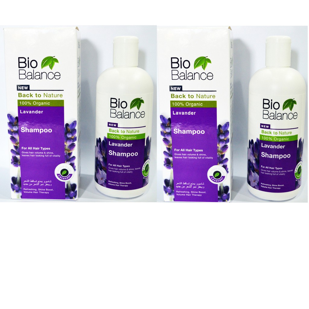 BIO BALANCE ORGANIC SHAMPOO LAVENDER 330ML X 2 Shopee Singapore