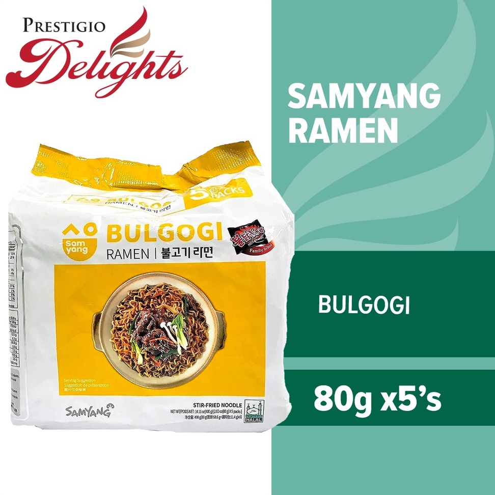 Samyang Bulgogi Ramen 80g 5s Shopee Singapore