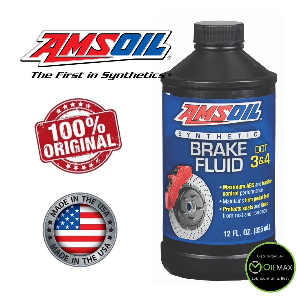 Amsoil DOT 3 4 Synthetic Brake Fluid 12oz 354ml Shopee Singapore