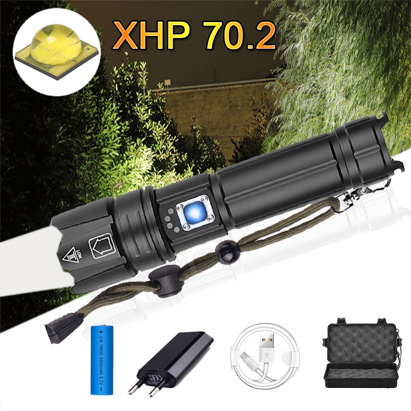 Super Powerful Xhp Led Flashlight Flashlights Xlamp Xhp Usb